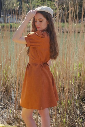 Orange Meadow Dress